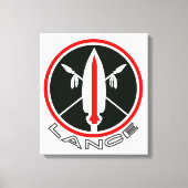 Lance-raket 2013 canvas afdruk (Voorkant)