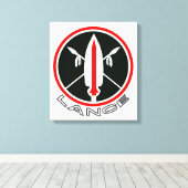 Lance-raket 2013 canvas afdruk (Insitu (Houten vloer))