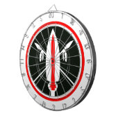 Lance raket Dartboard Dartbord (Voorkant Rechts)