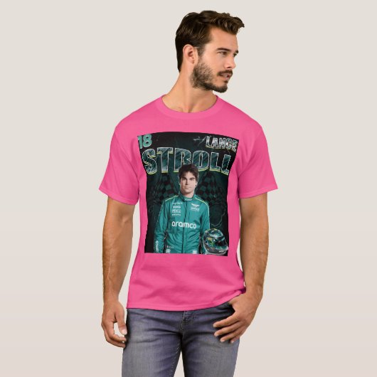 Lance Stroll T-shirt (Voorkant volledig)
