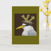 Lance the least tern card kaart (Gele Bloem)