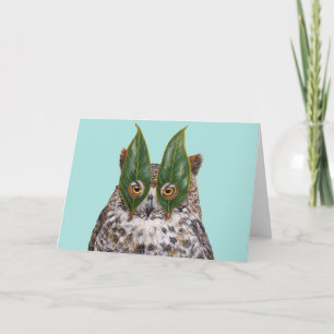 Lance the owl card kaart