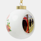 lanceermat keramische bal ornament (Links)