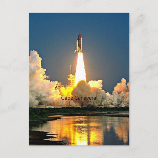 Lanceerplatform Cape Canaveral Florida Briefkaart (Voorkant)