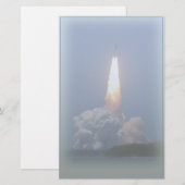 Lanceerstation voor spaceshuttle briefpapier (Voorkant / Achterkant)