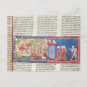 Lancelot bewijst zijn liefde briefkaart