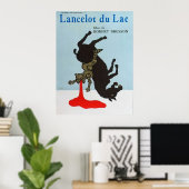 Lancelot du Lac Robert Bresson film Poster (Thuiskantoor)