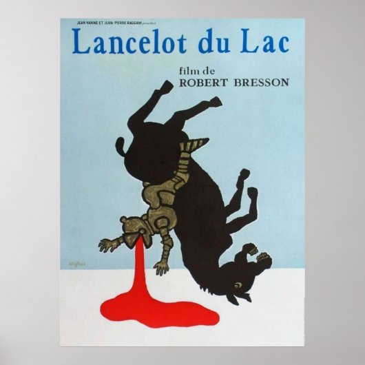 Lancelot du Lac Robert Bresson film Poster (Voorkant)