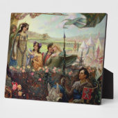 Lancelot en Guinevere Fotoplaat (Zijkant)
