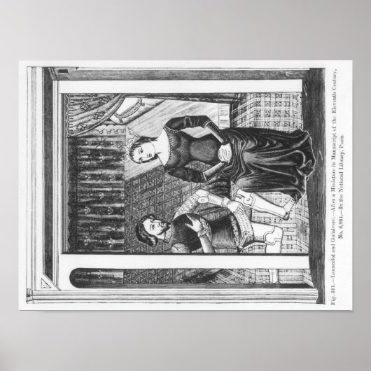 Lancelot en Guinivere Poster (Voorkant)