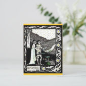 Lancelot en Hellawes de heks Briefkaart (Staand voorkant)