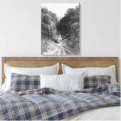 Lancelot nadert het kasteel in Astolat Canvas Afdruk (Insitu (Slaapkamer))