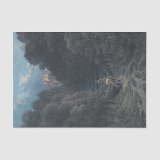 Lancelot nadert kasteel Astolat Tissuepapier