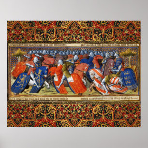 Lancelot van het Meer in het toernooi van Camelot Poster