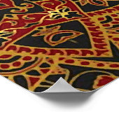 Lancelot van het meer in het toernooi van Camelot Poster (Hoek)