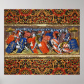 Lancelot van het meer in het toernooi van Camelot Poster (Voorkant)