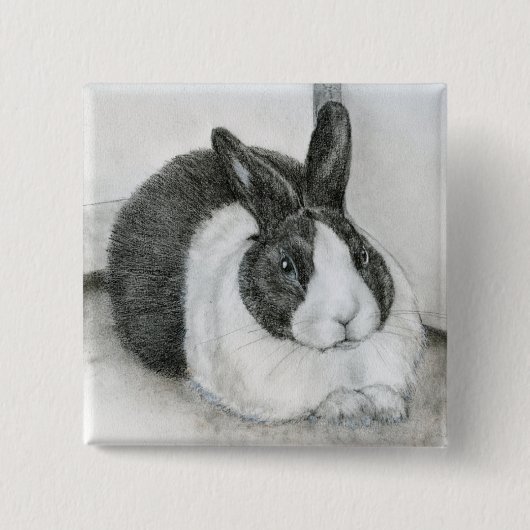 Lancelot Vierkante Button 5,1 Cm (Voorkant)