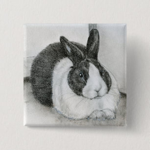 Lancelot Vierkante Button 5,1 Cm