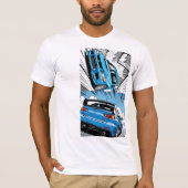 Lancer | Auto Shirt Katoen T-shirt | Zuiger en dra (Voorkant)