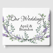 Lancer Eucalyptus waterverf Guest Book Gastenboek (Voorkant)