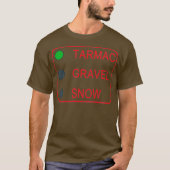 Lancer Evo 9 IX Tarmac Gravel Snow Premium T-shirt (Voorkant)
