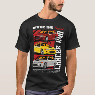 Lancer Evo is de drijvende kracht achter de legend T-shirt
