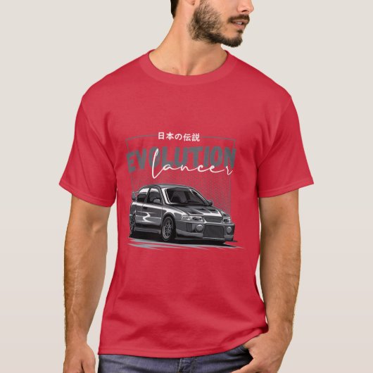 Lancer Evo T-shirt (Voorkant)