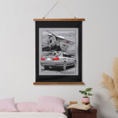 Lancer Evolution Hangend Wandkleed (Slaapkamer)