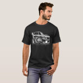 Lancer Evolution VII Evo Toon Art Car Enthusiast T-shirt (Voorkant volledig)