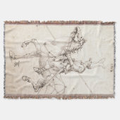 Lancer op Horseback van Albrecht Durer Deken (Voorkant)