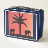 Lancering box met twee olifanten (Achterkant)