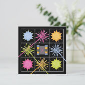 Lancering Label op feestdag Kaart (Staand voorkant)