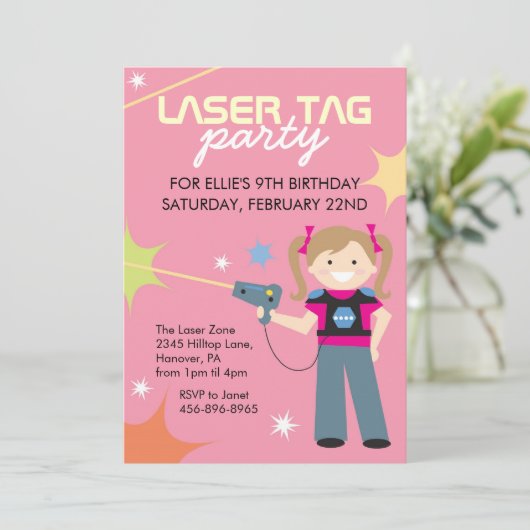 Lancering Label op feestdag Kaart (Staand voorkant)