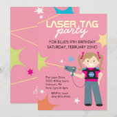 Lancering Label op feestdag Kaart (Voorkant / Achterkant)