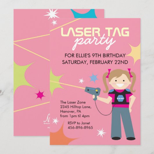 Lancering Label op feestdag Kaart (Voorkant / Achterkant)