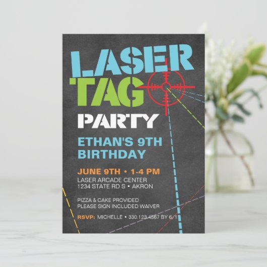 Lancering Label op feestdag Kaart (Staand voorkant)