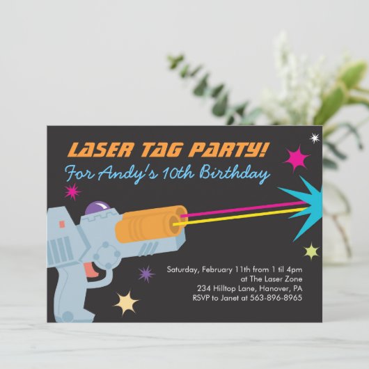 Lancering Label op feestdag Kaart (Staand voorkant)