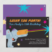 Lancering Label op feestdag Kaart (Voorkant / Achterkant)