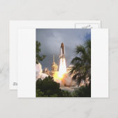 lancering met palmen briefkaart (Voorkant / Achterkant)