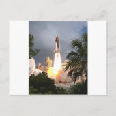 lancering met palmen briefkaart (Voorkant)