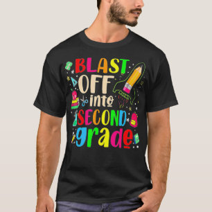 Lancering naar de tweede klas Eerste schooldag T-shirt