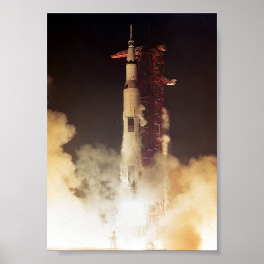 Lancering van Apollo 17 Poster (Voorkant)
