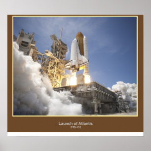 Lancering van Atlantis STS-132 Poster