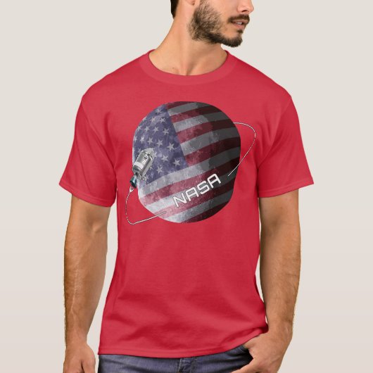 Lancering van de Apollo 11 1969 T-shirt (Voorkant)