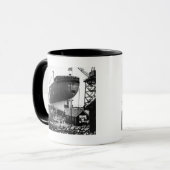 Lancering van de Edmund Fitzgerald 6-8-1958 (#1) Mok (Voorkant links)