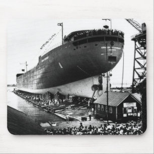 Lancering van de Edmund Fitzgerald 6-8-1958 (#1) Muismat