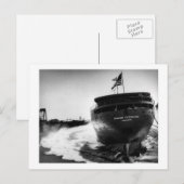 Lancering van de Edmund Fitzgerald 6-8-1958 (#3) Briefkaart (Voorkant / Achterkant)