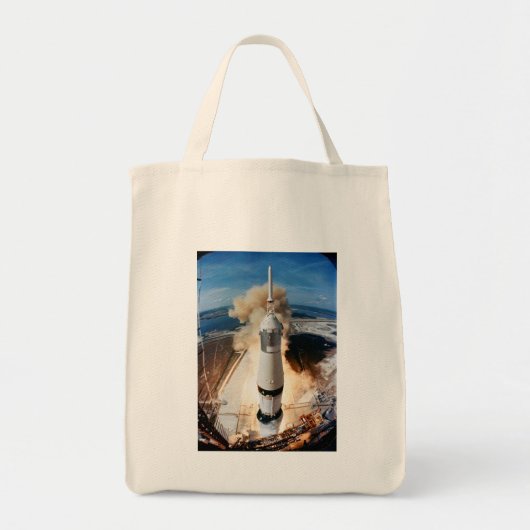 Lancering van de Saturn V-raket 1969 Apollo-ruimte Tote Bag (Voorkant)