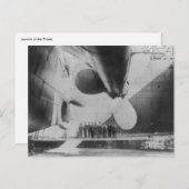 Lancering van het Titanic-Briefkaart Briefkaart (Voorkant / Achterkant)