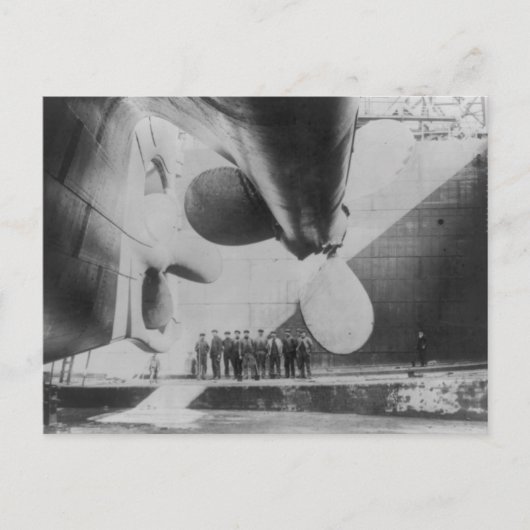 Lancering van het Titanic-Briefkaart Briefkaart (Voorkant)